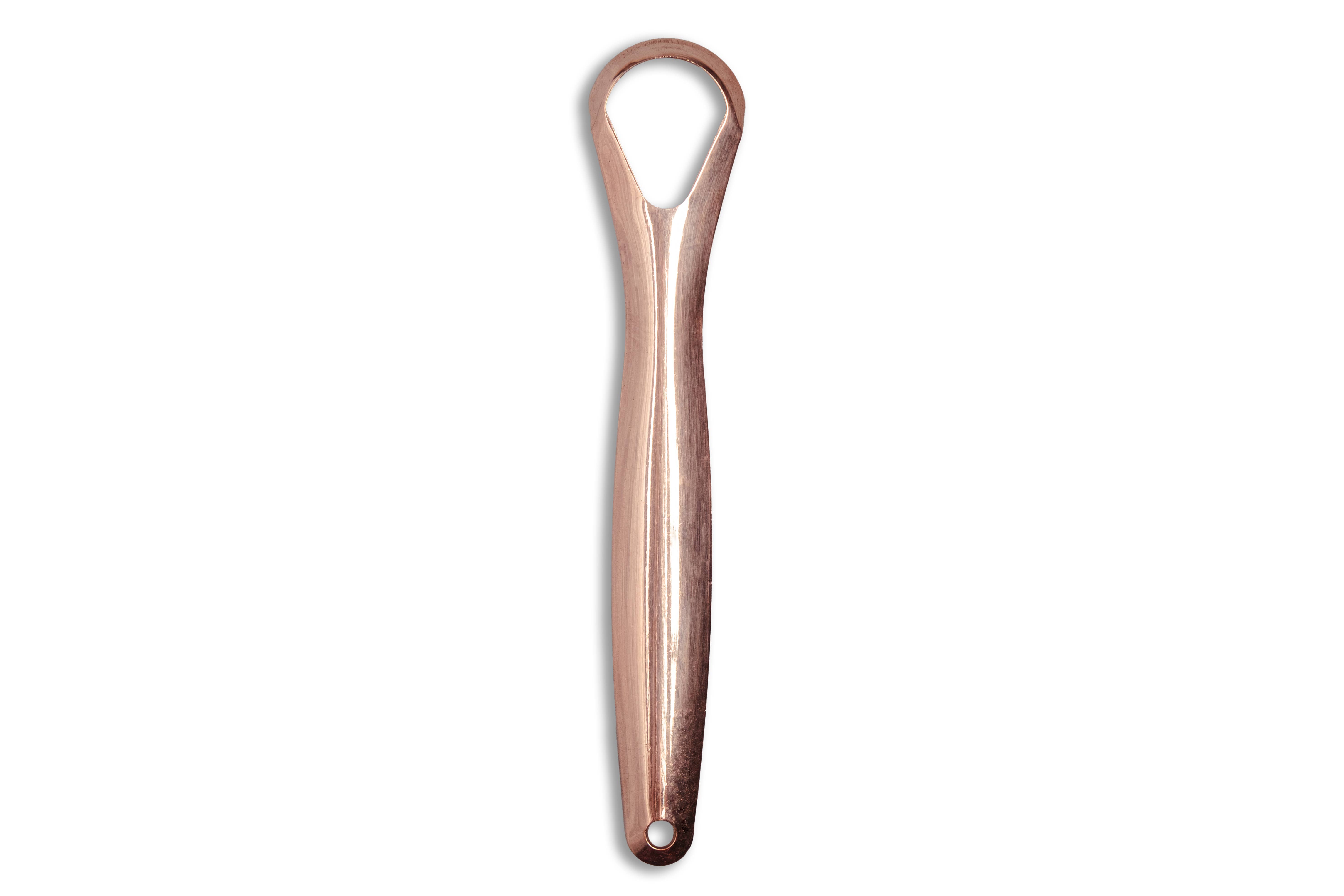 Goodly Gosh - Wholesale Tongue scraper - Minimalist Copper Tongue Cleaner | Oral Care Tool0