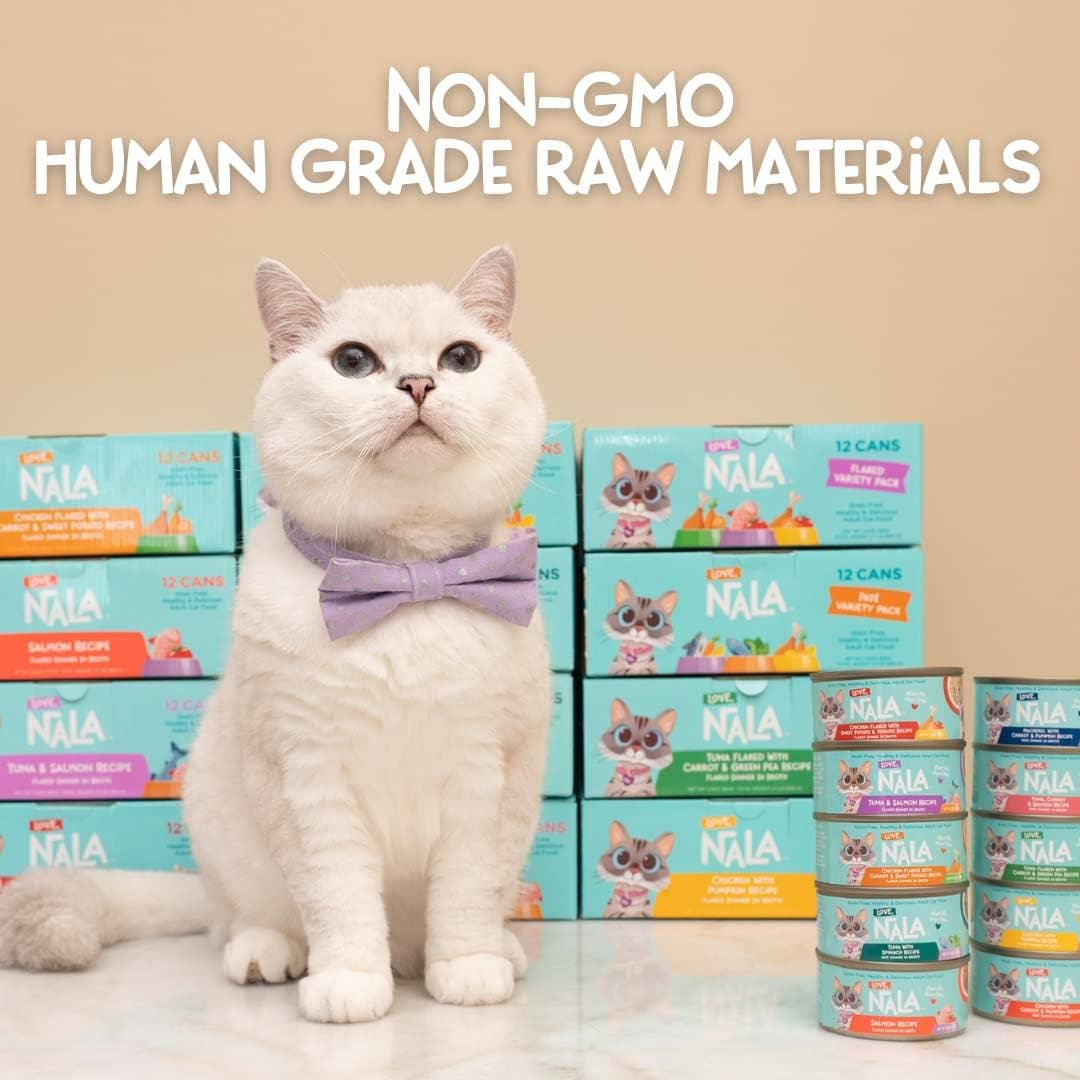 Love, Nala - Wholesale Pet Food - Cat - Adult Cat Food - FLAKED Variety Pack4