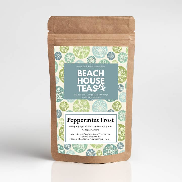Peppermint Frost Artisan Loose Leaf Tea for wholesale by Beach House Teas