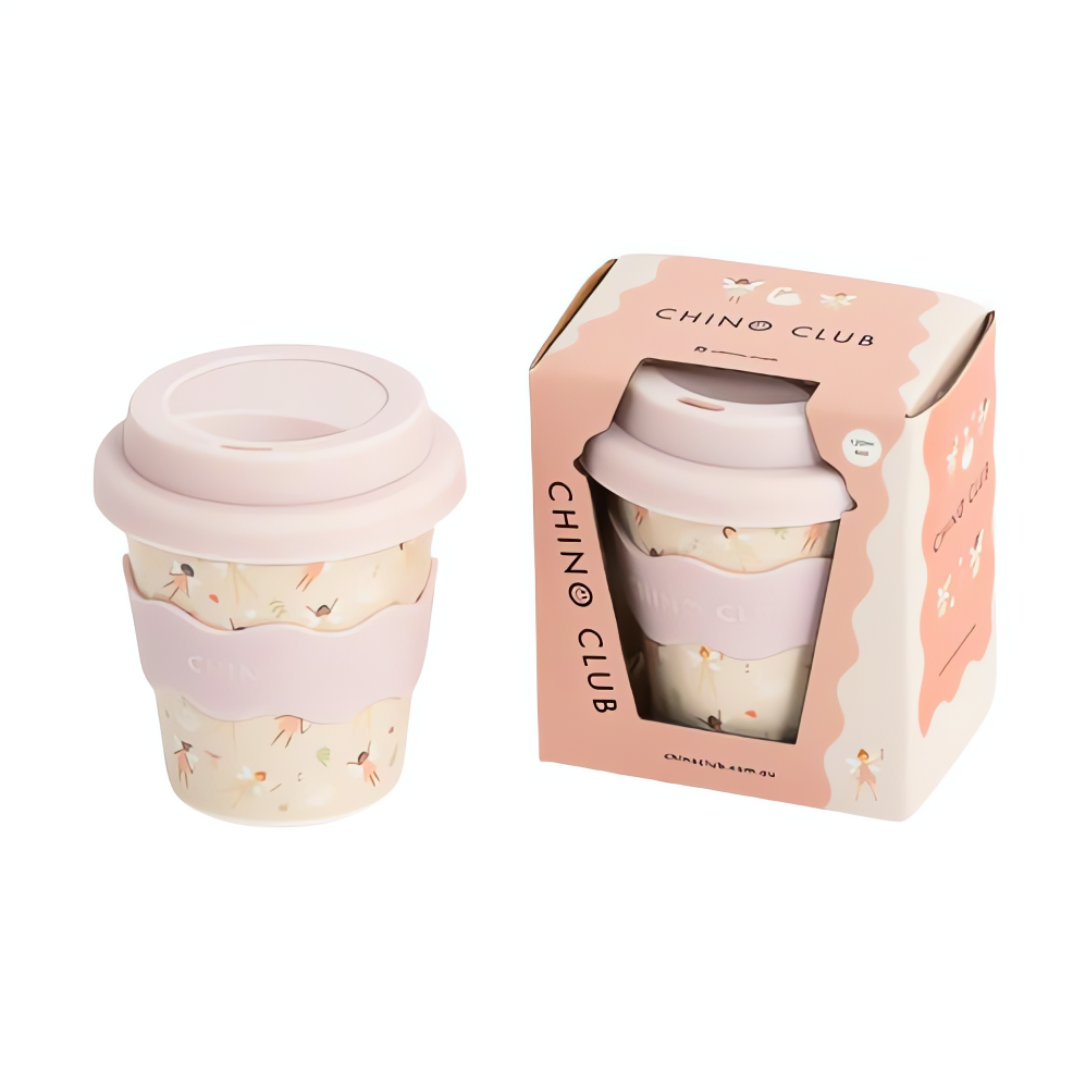 Chino Club UK – wholesale Drinking glass/cup – Kids & Baby – Fairy Babychino Cup 4oz (Straws Sold Separately)4