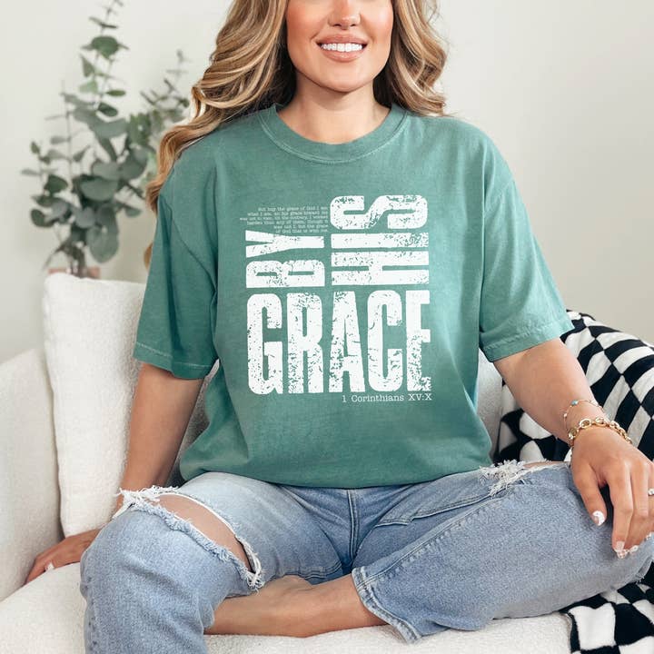 CMD Wholesale - Wholesale T-Shirt (Graphic) - Women's - By His Grace Graphic Tee0