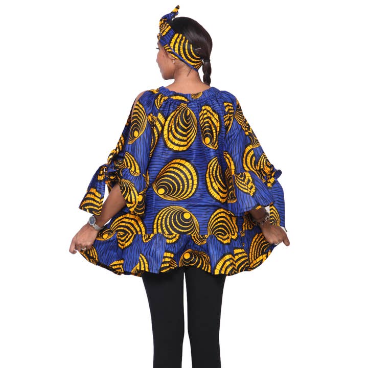 Women's Open Sleeve Tunic Top -- FI-20 for wholesale by African Stars