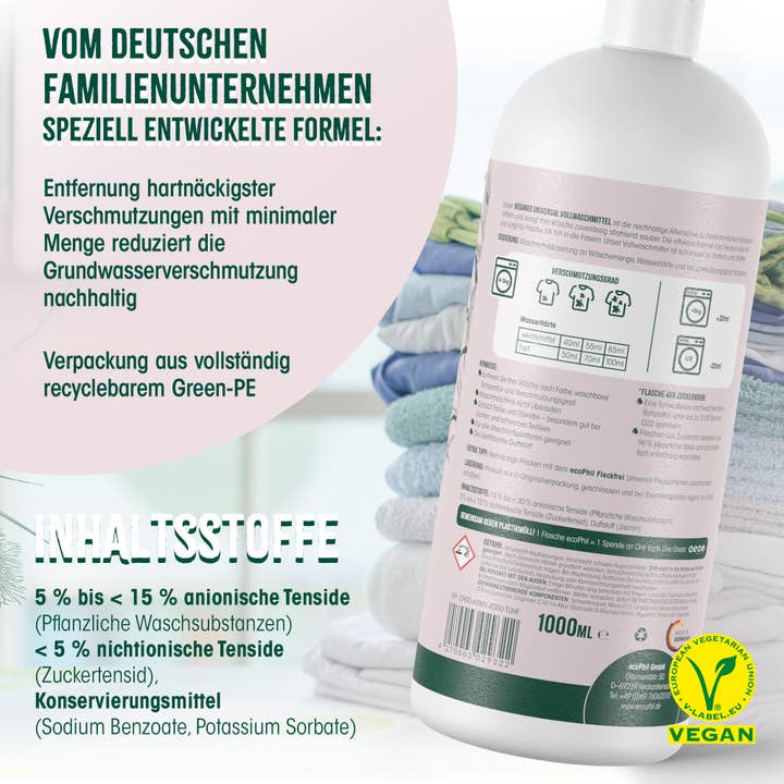 Ecophil GmbH – wholesale Flytande tvättmedel – EcoPhil - kraftfullt tvättmedel för färgade kläder4