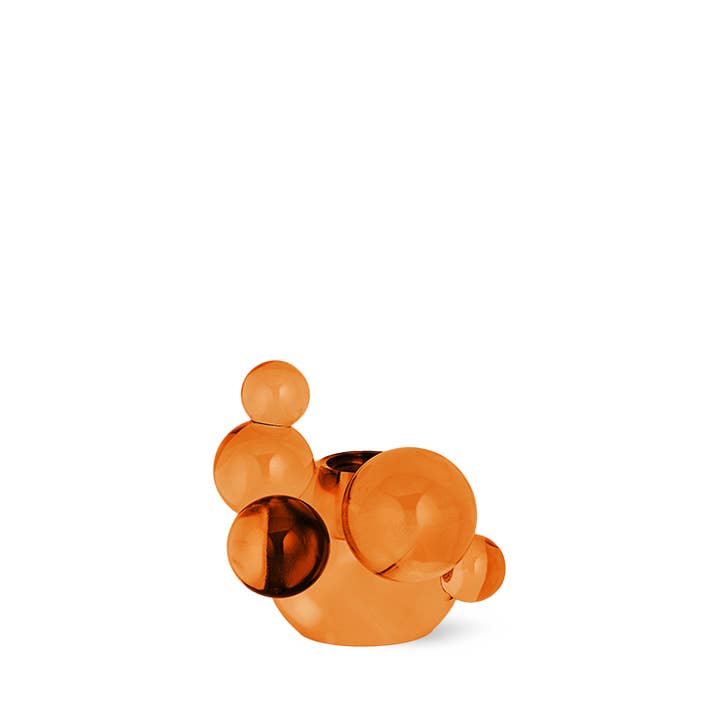 Stences - Wholesale Candle Holder - Bubble candle holder, orange1