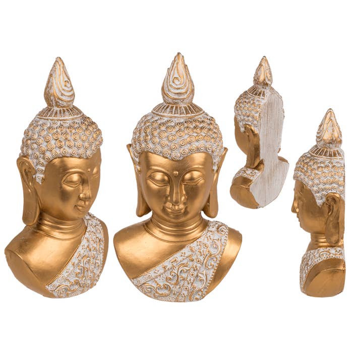 Decoration head, Buddha, ca. 14,5 x 8 x 27,5 cm, for wholesale by Out of the blue KG