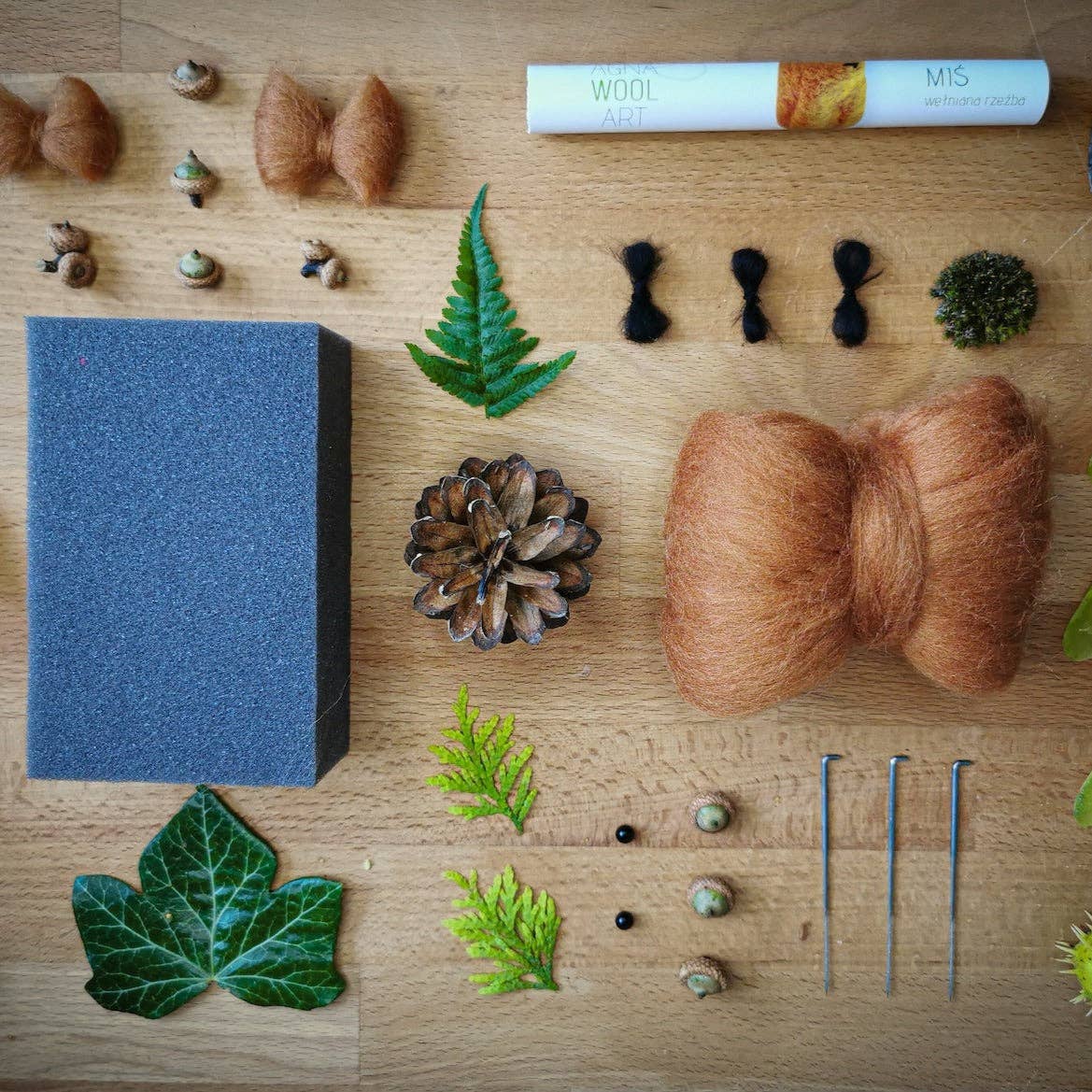 Benzie Design - Wholesale DIY Craft Kit - Bear, Needle Felting Kit3