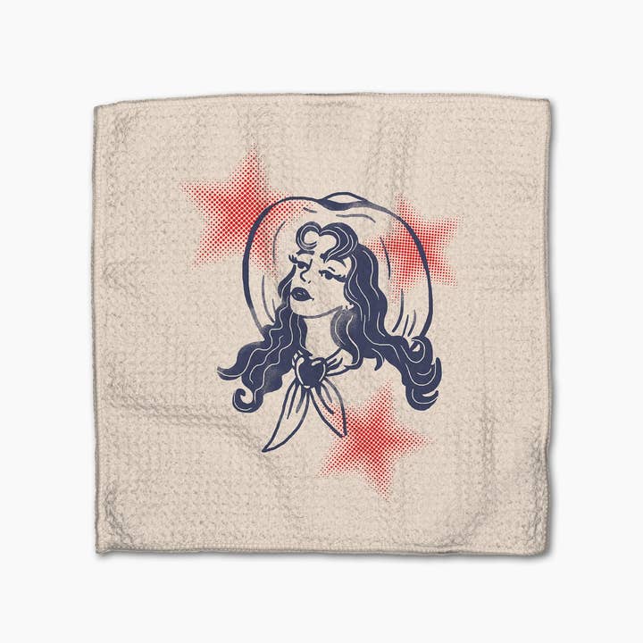 Geometry - Wholesale Dishcloth - Cowgirl Summer Dishcloth Set