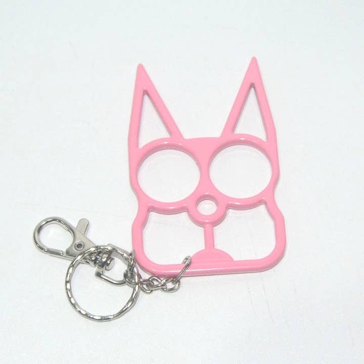pinkblu02 – wholesale Nyckelringar - Dam – Självförsvar nyckelring kattdesign