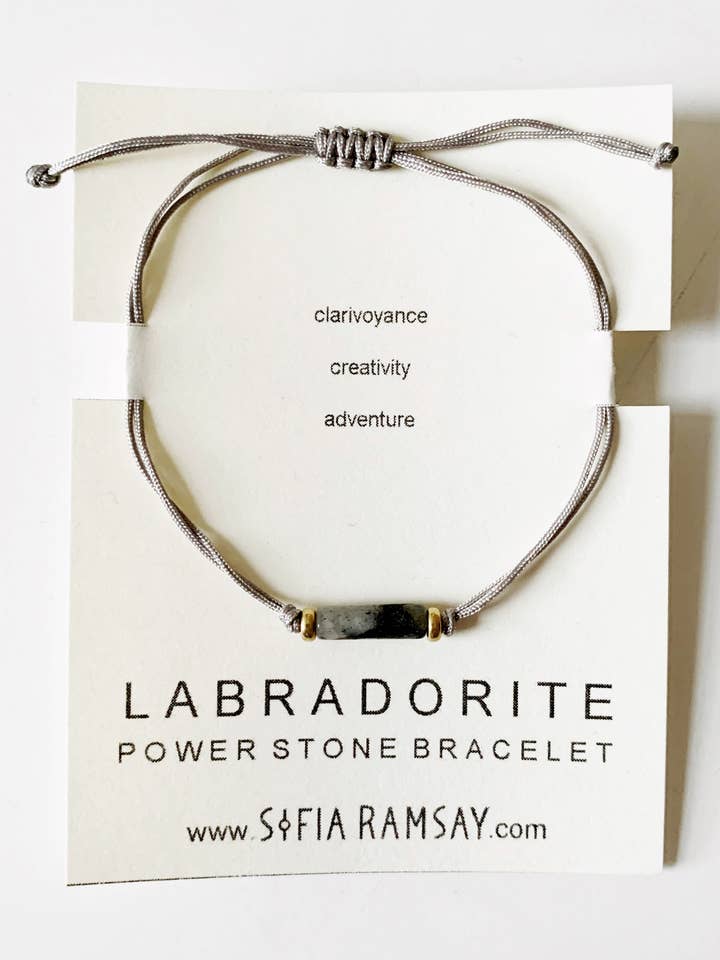 Labradoriet Power Stone armband - Unisex halfkostbaar voor wholesale door Sofia Ramsay