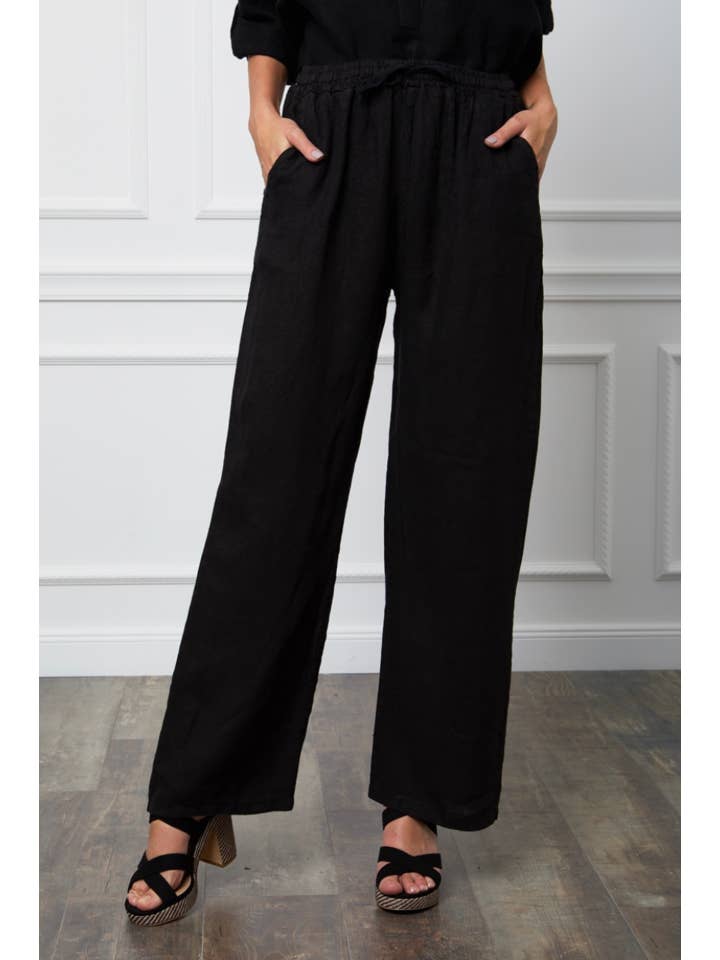 LÉA & LUC - Wholesale Pants - Women's - 100% linen trousers REF. 30132