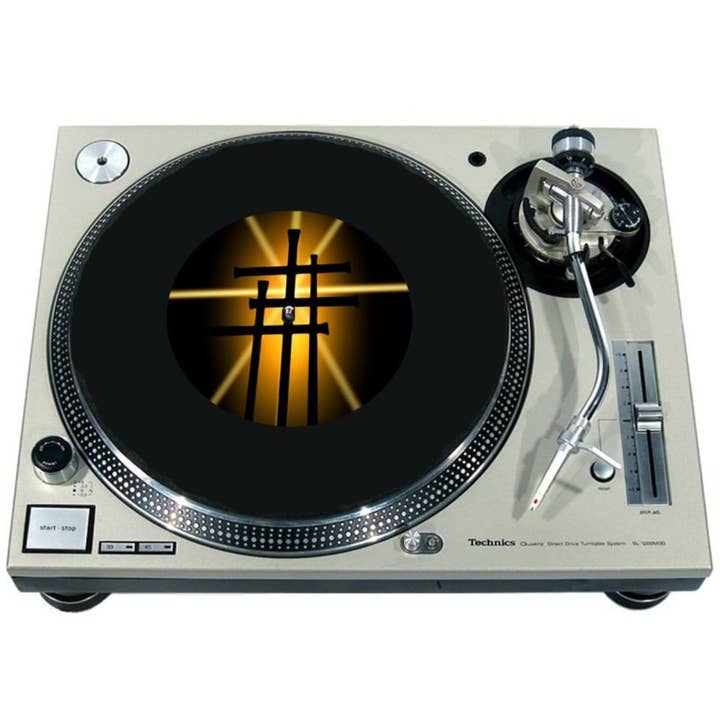 Phatmatz - Vendita all'ingrosso Accessori musicali - Slipmat 12"/ 7" per giradischi - Effetto incrociato