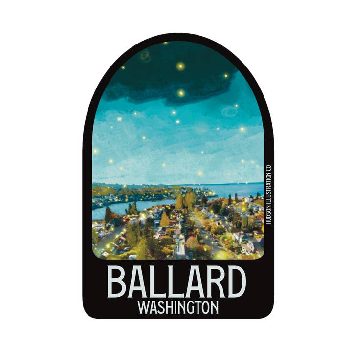 Ballard Washington - Sticker/Magnet/Print/Postcard and other Purchase Wholesale ballard. Free Returns & Net 60 Terms on Faire trending on Faire.