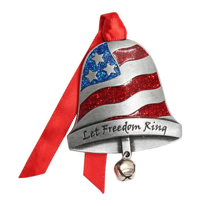 Patriotic Bell Ornament for wholesale by Gloria Duchin
