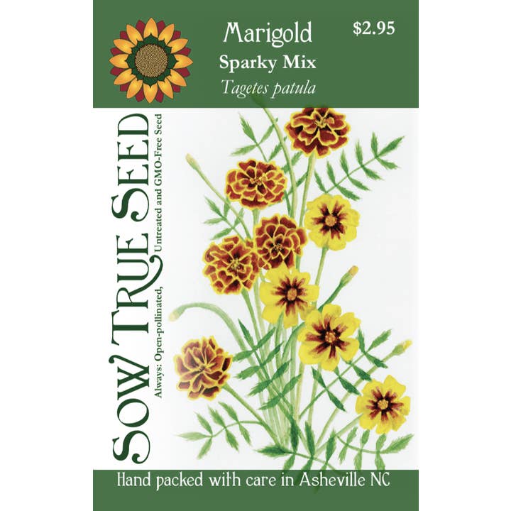 Sow True Seed - Wholesale Plant Seeds - Marigold Seeds - Sparky Mix