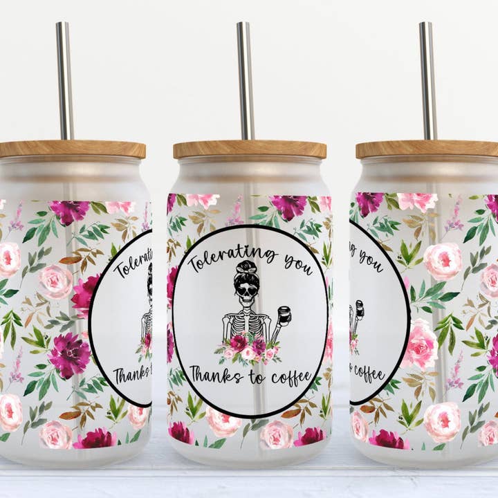 Tolerating You Thanks to Coffee for wholesale by Creating Mamas Light LLC