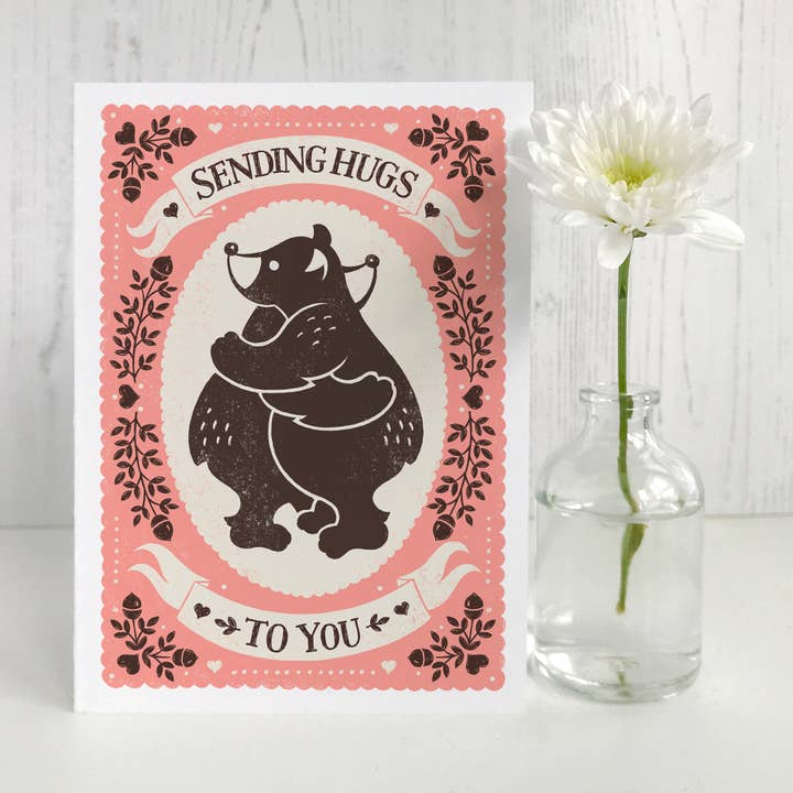 Alexandra Snowdon – wholesale Friendship card – Bear Hugs Card1