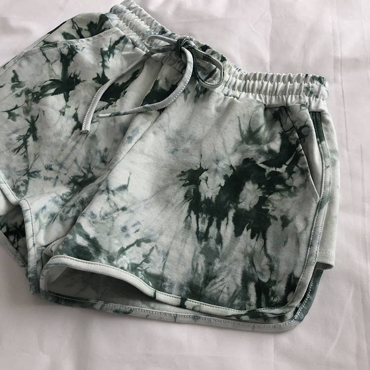 Rosa Clothing - Wholesale Shorts - Women's - Viral trendy Tie-Dye Camo athletic short15