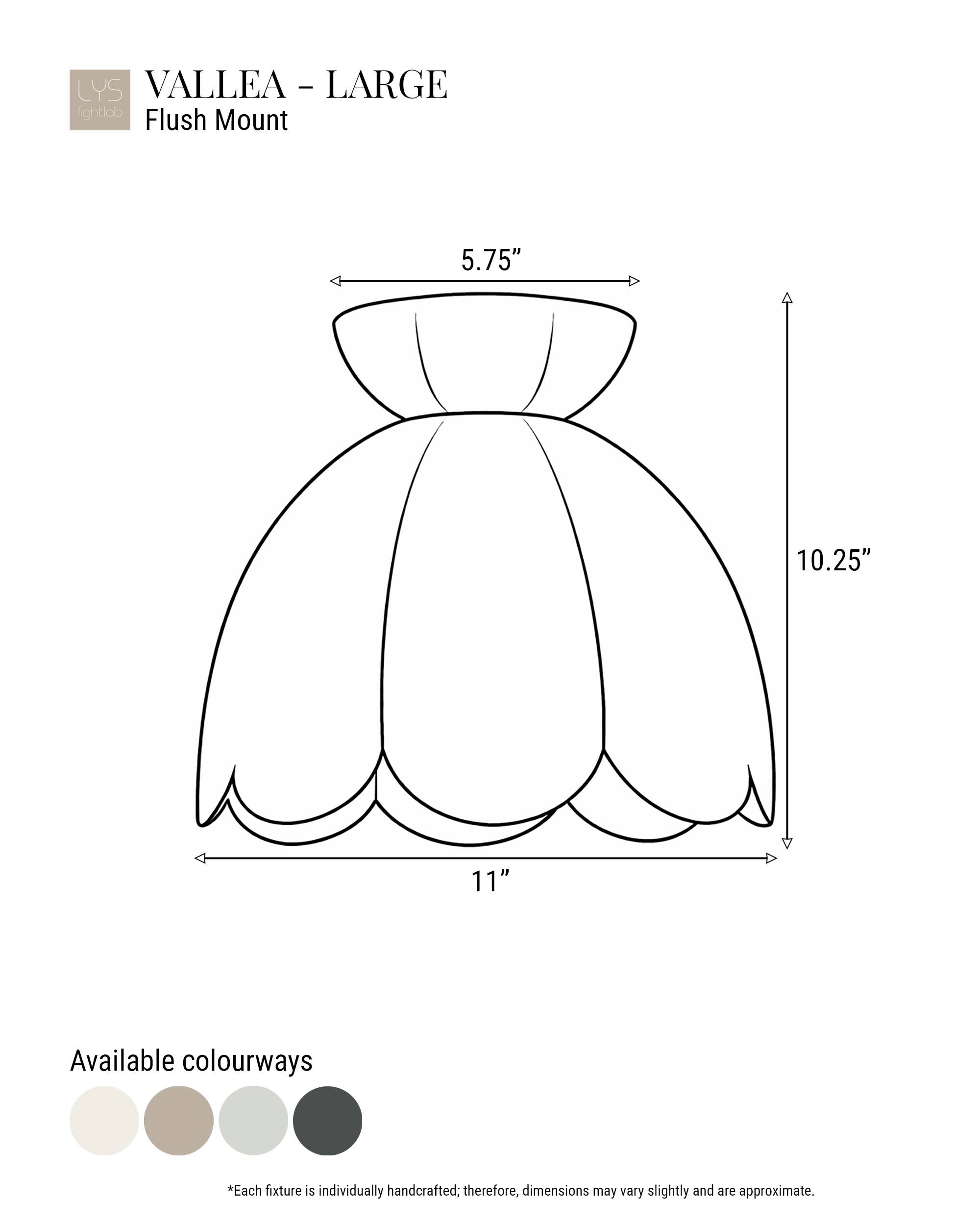 LYSlightlab - Wholesale Chandelier/Hanging Light - Vallea Ceramic Ceiling Light | Large Minimalist Flush Mount7