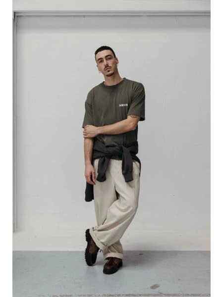 NWHR - Wholesale T-Shirt - Unisex - Cropped Olive T-Shirt
