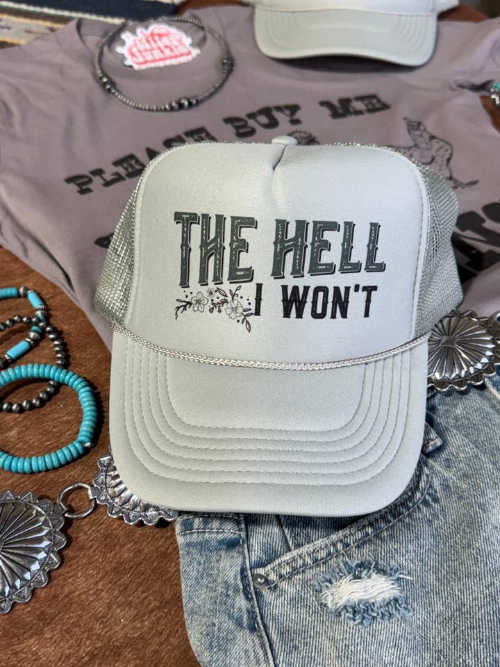 The Hell I Won't Trucker-Hut für den Großhandel von Wild Junkie