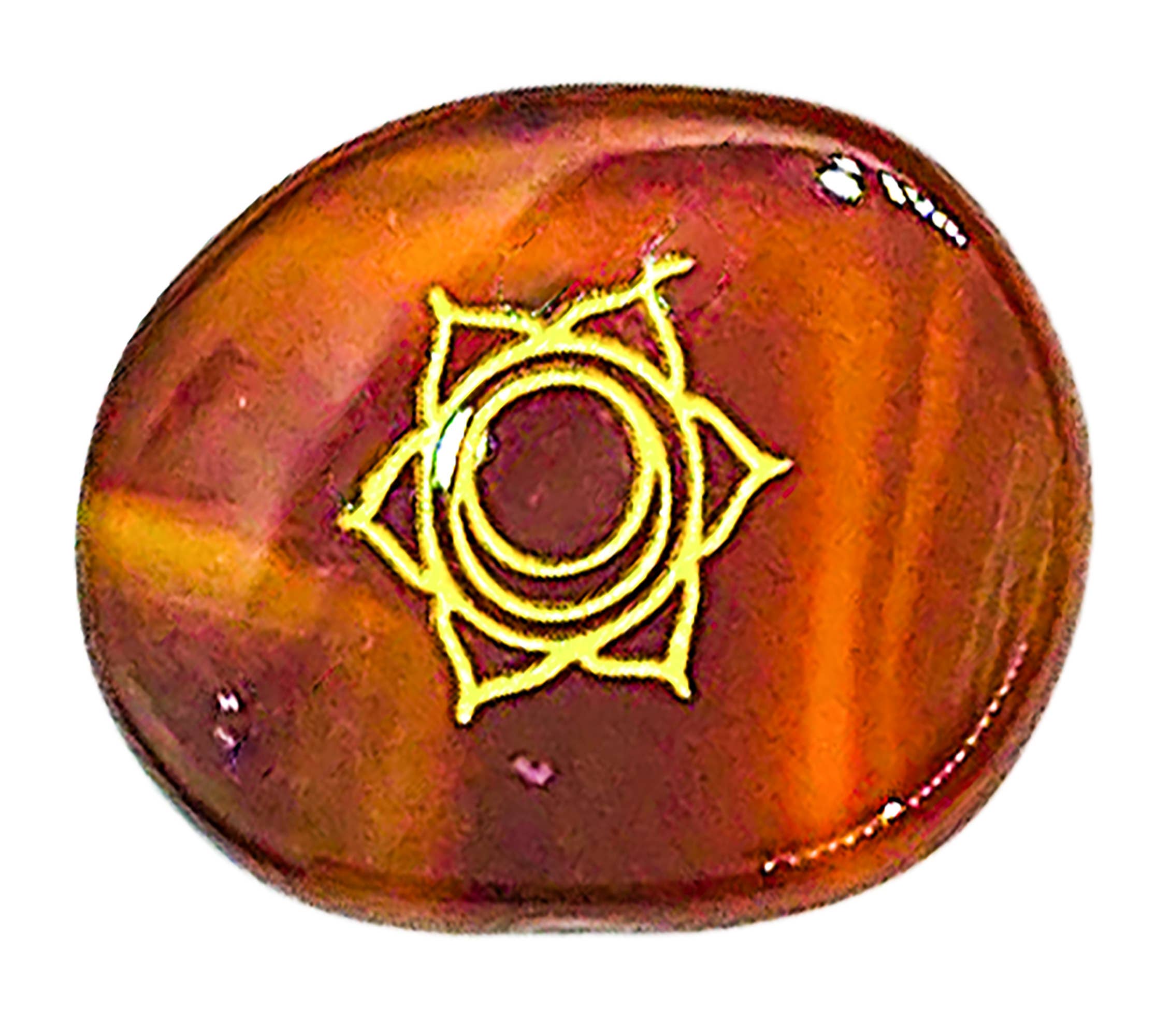 Deep Healing Light - Wholesale Spiritual Stone/Crystal - Chakra Stones, Engraved Symbols - Reiki Healing - Polished7