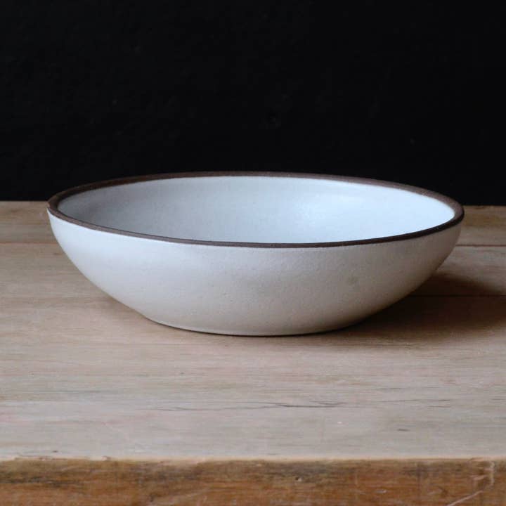 Kleine Kom - Wit - 6x2" voor wholesale door Rose Line Pottery