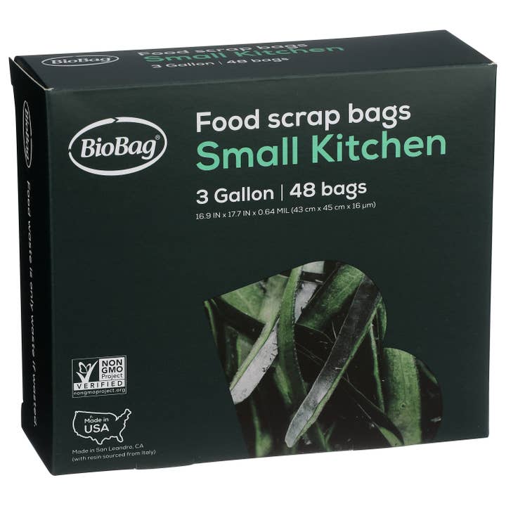 BioBag 100% Compostable 3-Gallon Food Waste Bag,Value Pack for wholesale by BioBag America Inc
