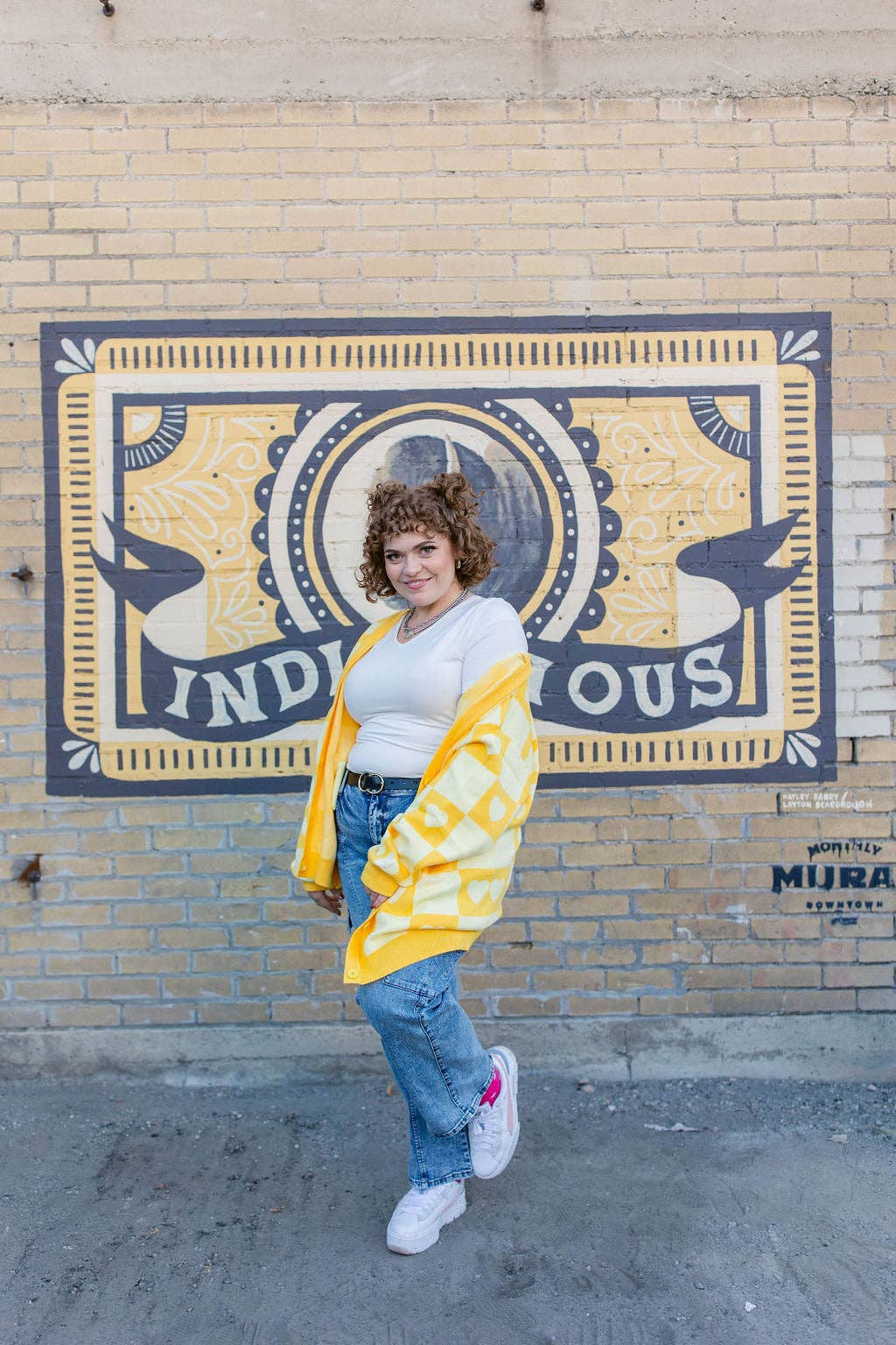 Taby Originals - Wholesale Cardigan - Women's - TABY ORIGINAL: Radical Self Love Cardigan In YELLOW*** Sizes XS-5X!***13