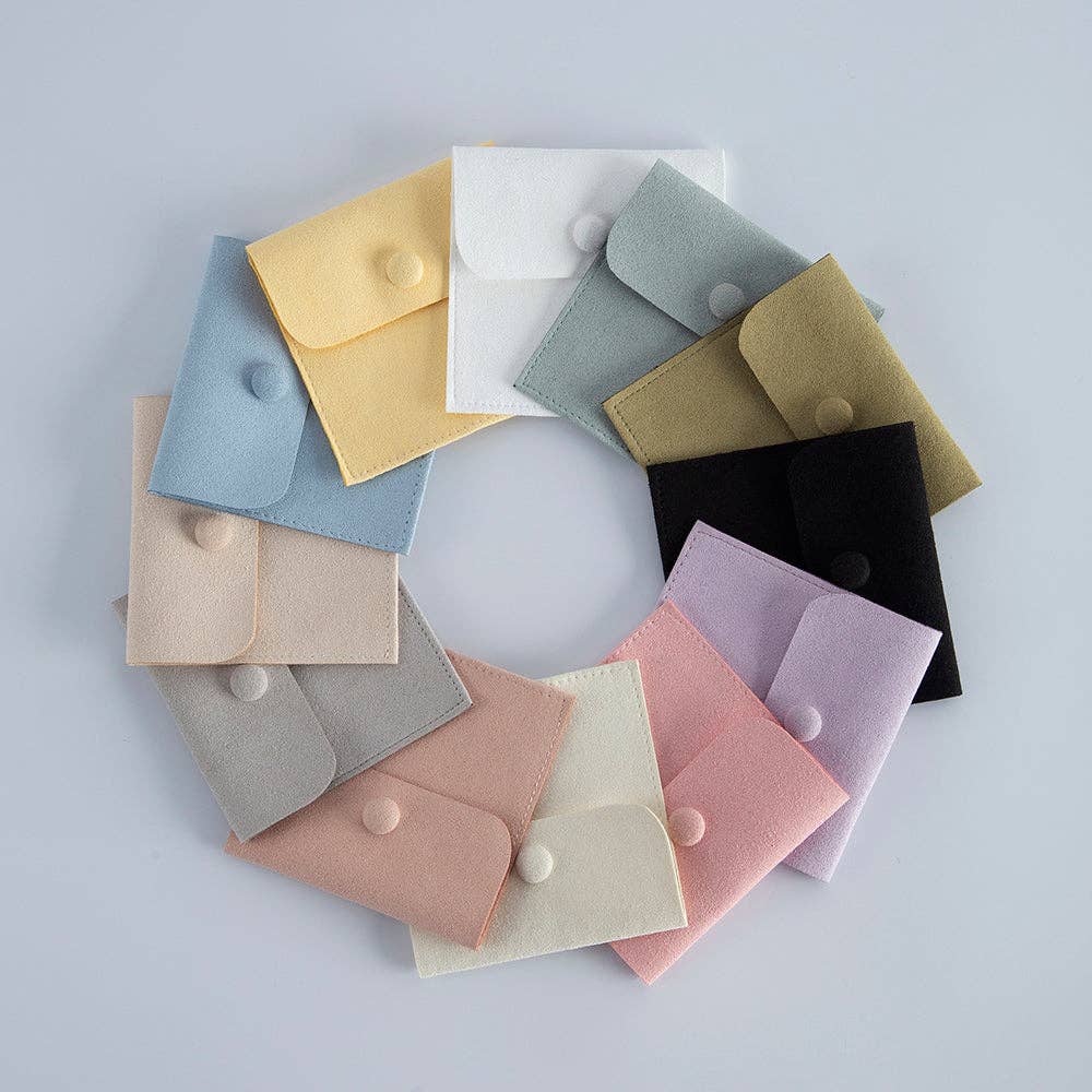 ZaraJewellery - Wholesale Gift Bag - Wholesale jewelry Pouch - Envelope with Button Pouch Logo Cu