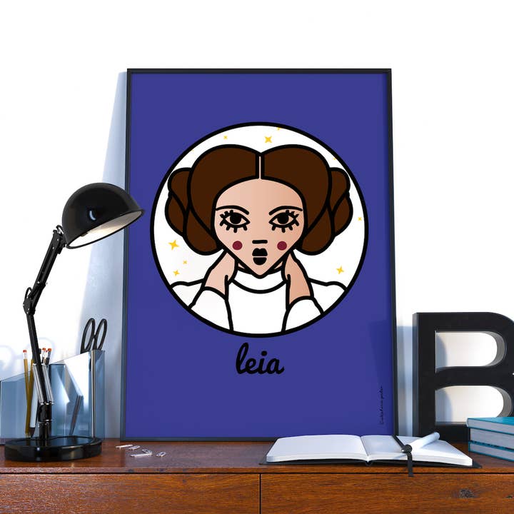 Princess Leia - Poster - Original Creation for wholesale by T FOR TIGER