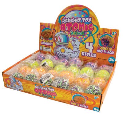 Geddes - Wholesale Squishy Toy - Kids & Baby - Atomic Air Ball 24/dsp3