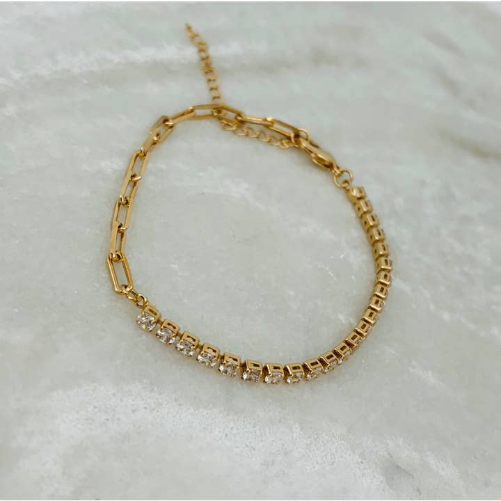 Housegoldjewelry - Wholesale Tennis bracelet - Moissanite Tennis Bracelet, CZ Bracelet,, Baguette Bracelet3