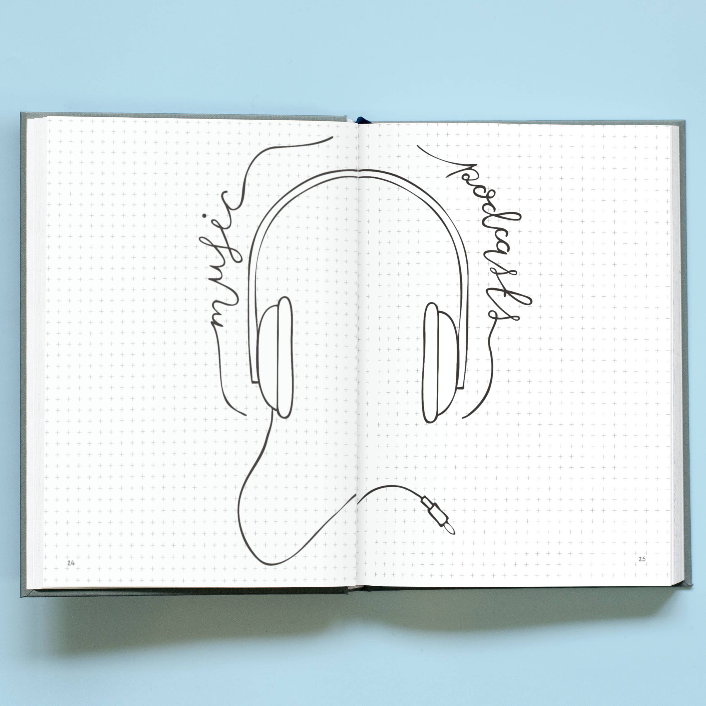 LILLA Journals – wholesale Journal/diary – Inspiring Monthly Bullet Journal | Undated illustrated diary12