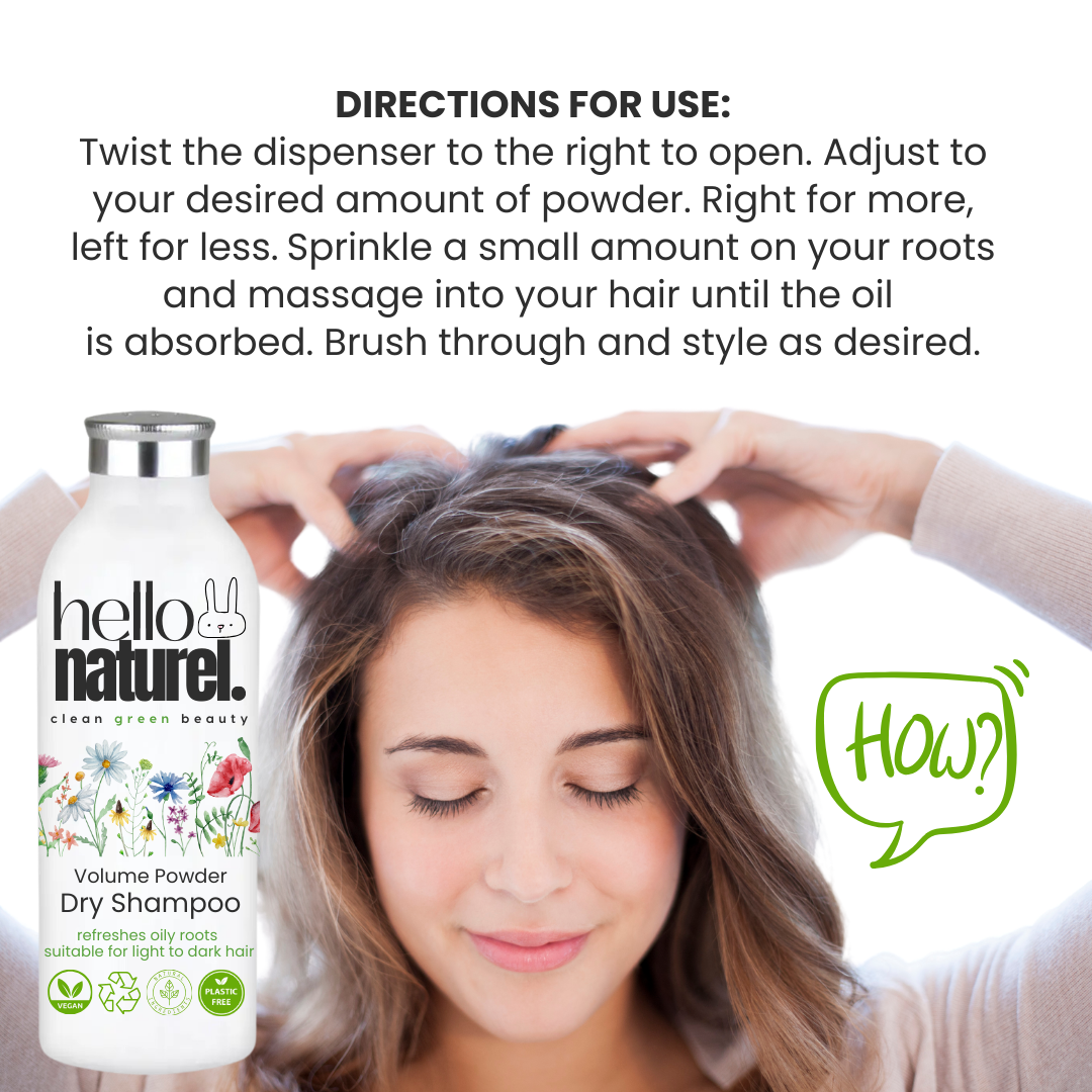 Hello Naturel - Vendita all'ingrosso Shampoo secco - 30 x Shampoo secco in polvere 100% naturale | Senza plastica | Vegano6