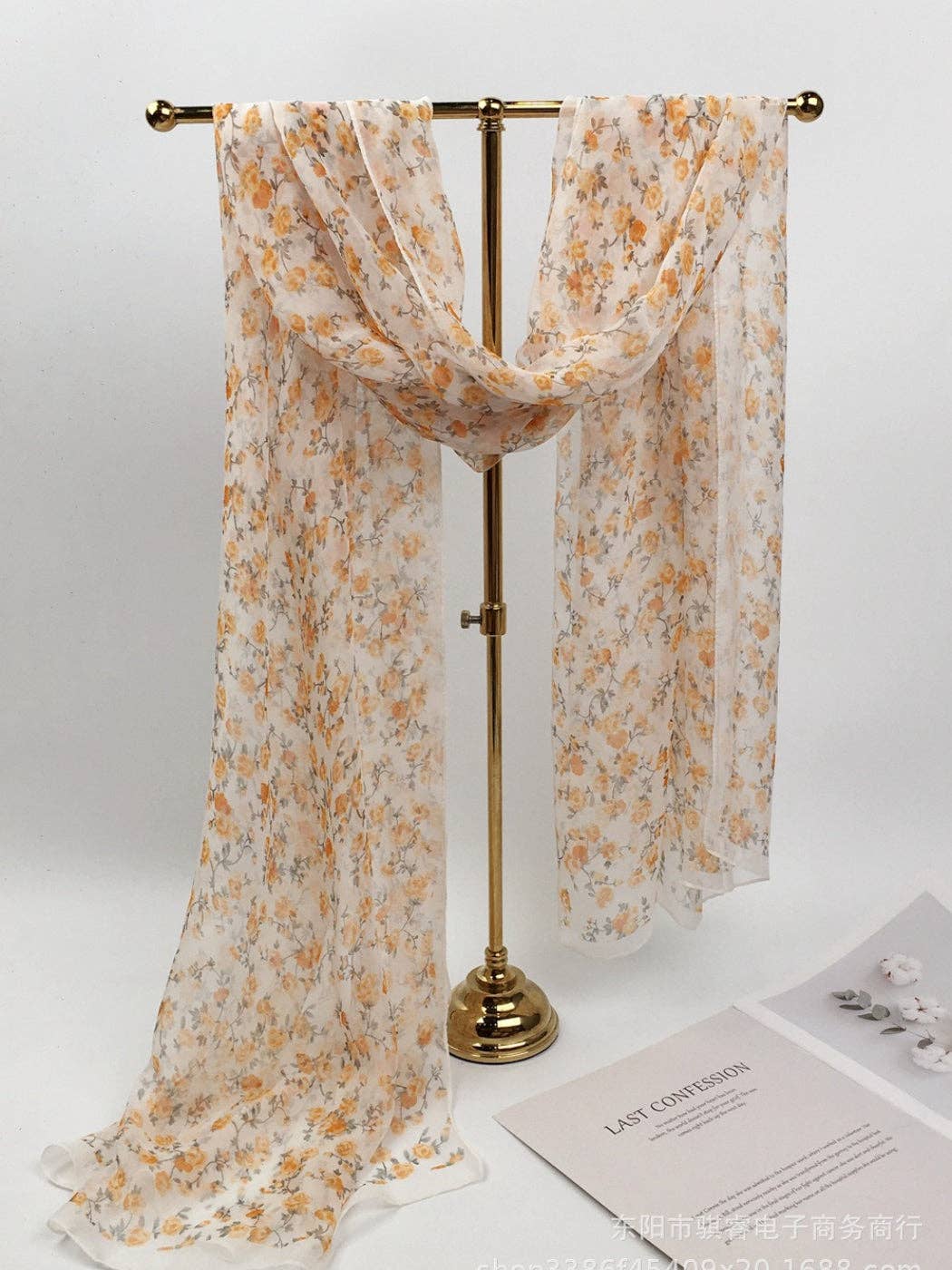 Funkyrel® Atzbranding Limited - Venta al por mayor Bufanda - Mujer - Scarvii - Pañuelo y Chal con Estampado Floral1