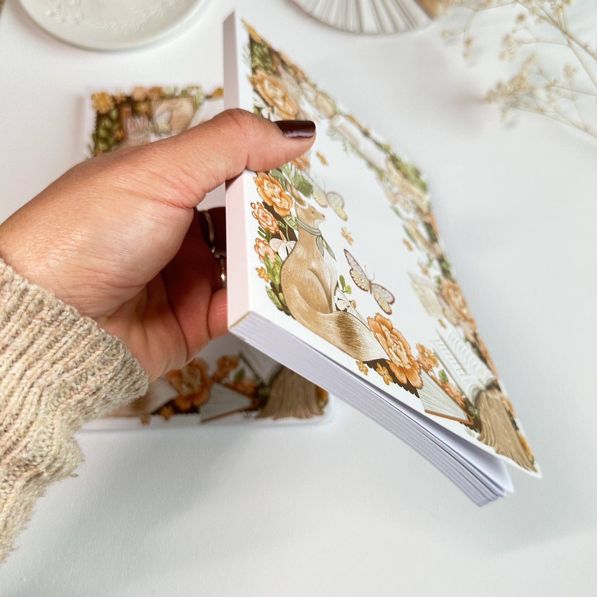 Lettoon - Wholesale Notebook - Dot Grid Notebook - Woodland3