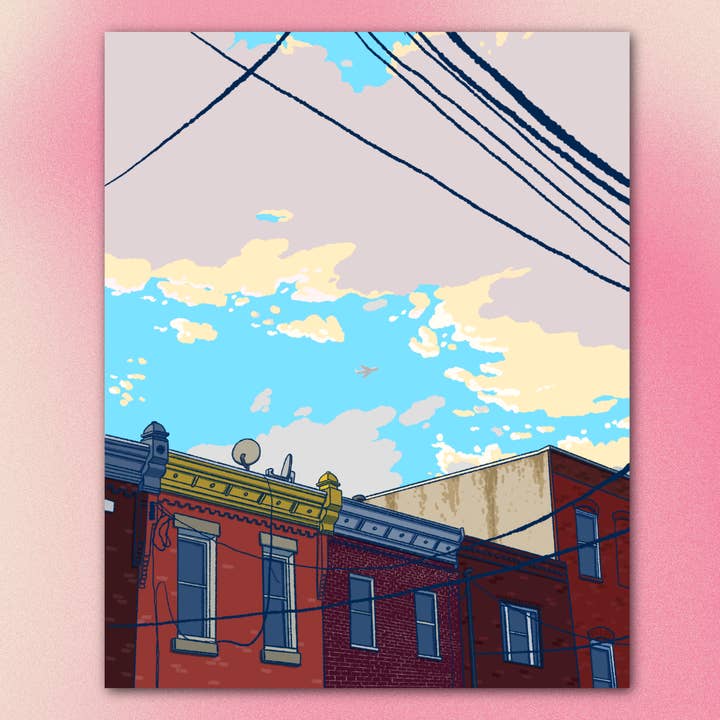 Juniper Street Art Print for wholesale by Sidewalk Press