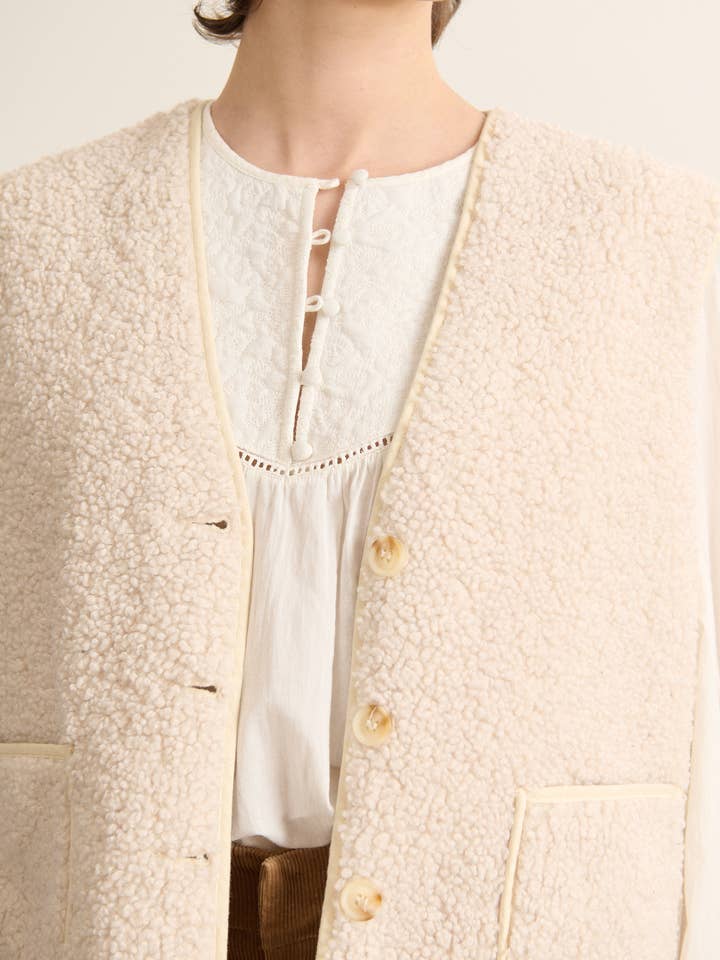 Garance Paris - Wholesale Outerwear Vest - Women's - Sleeveless jacket - POLA2