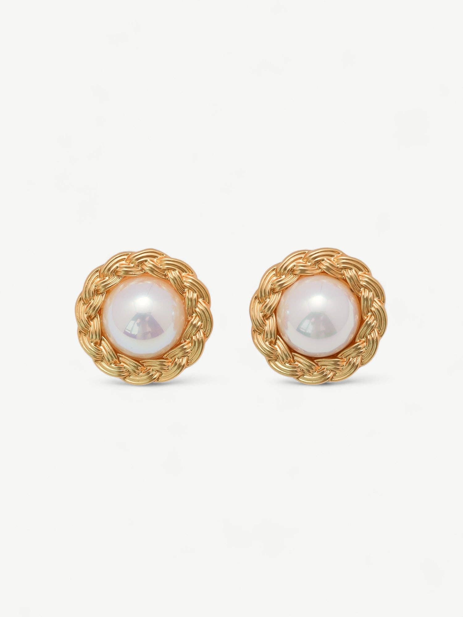 Miss Cecilia - Wholesale Stud/Post Earrings - Margaux Pearl Studs0