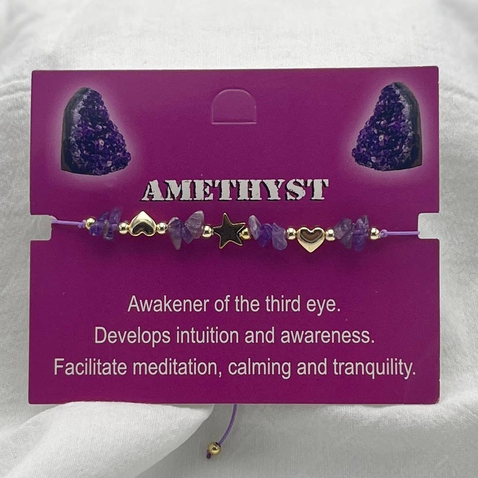 Loli - Wholesale Beaded Bracelet - Card Bracelet | Zodiac Bracelet | Natural Stone Bracelet 77