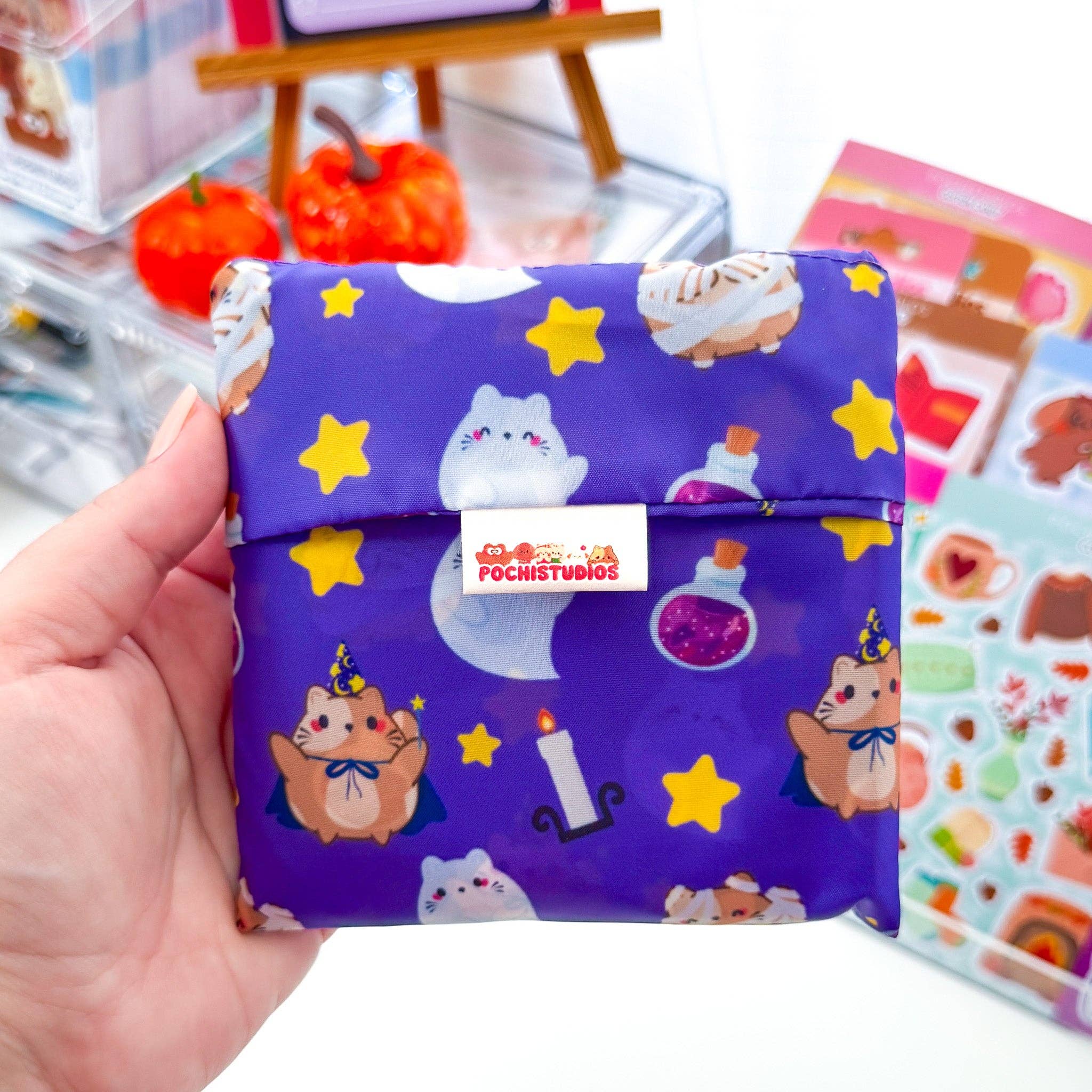 Pochistudios - Wholesale Grocery/Shopping Bag - Foldable Reusable Nylon Shopping Bag "Choose your Favorite!"4