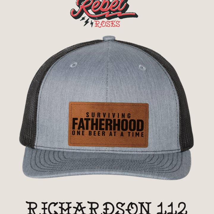 Mænds Richardson trucker kasket, mandegave, læder, faderskab for engroshandel hos Rebel Roses