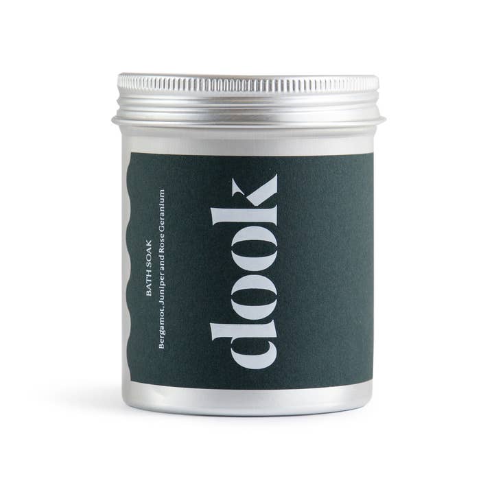 Bath Salts - Bergamot, Juniper & Rose Geranium 200g Tin for wholesale by Dook - Scottish Salt Soap