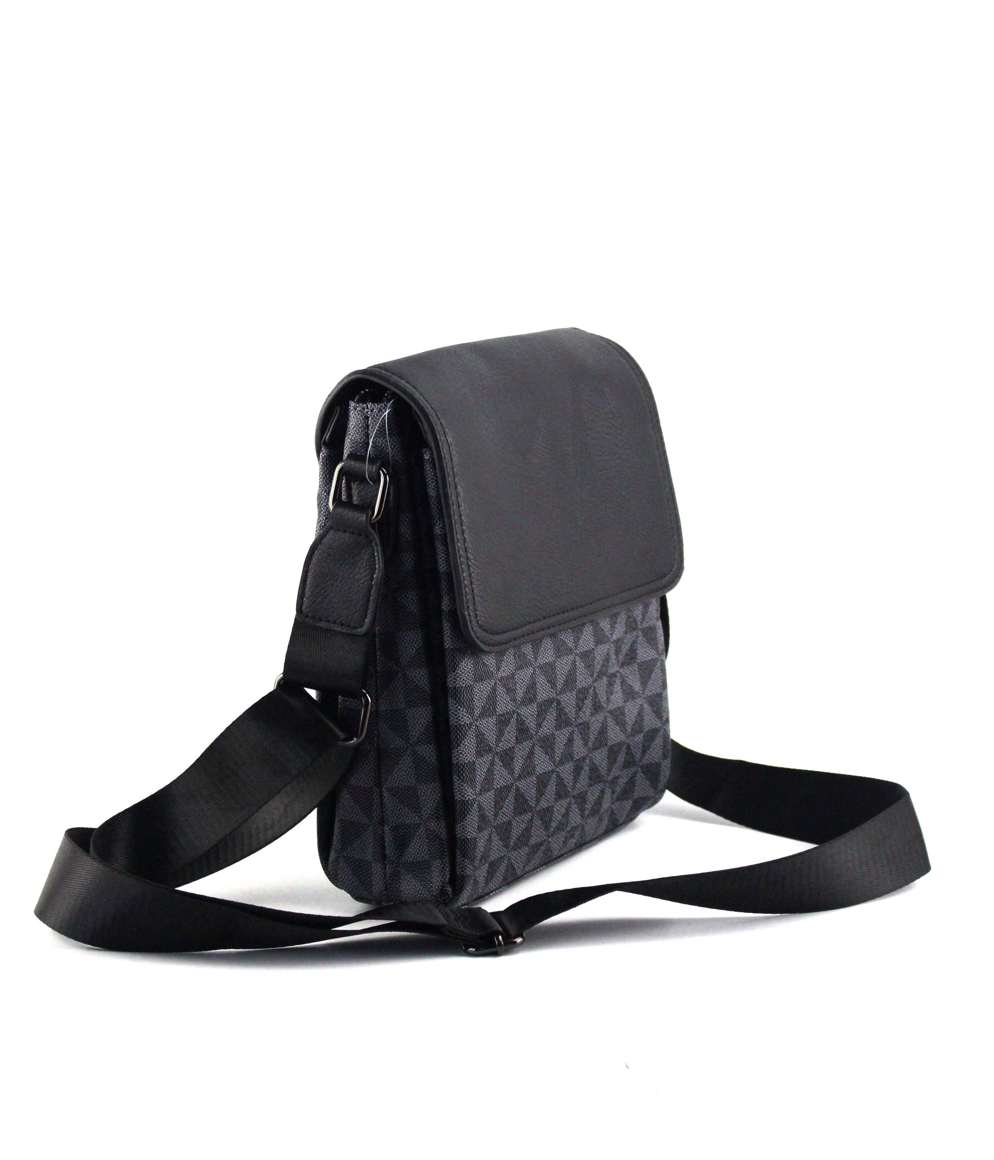 AR New York - Venta al por mayor Maletín - Hombre - Bolso tipo mensajero para hombre AR New York de lona con correa cruzada8