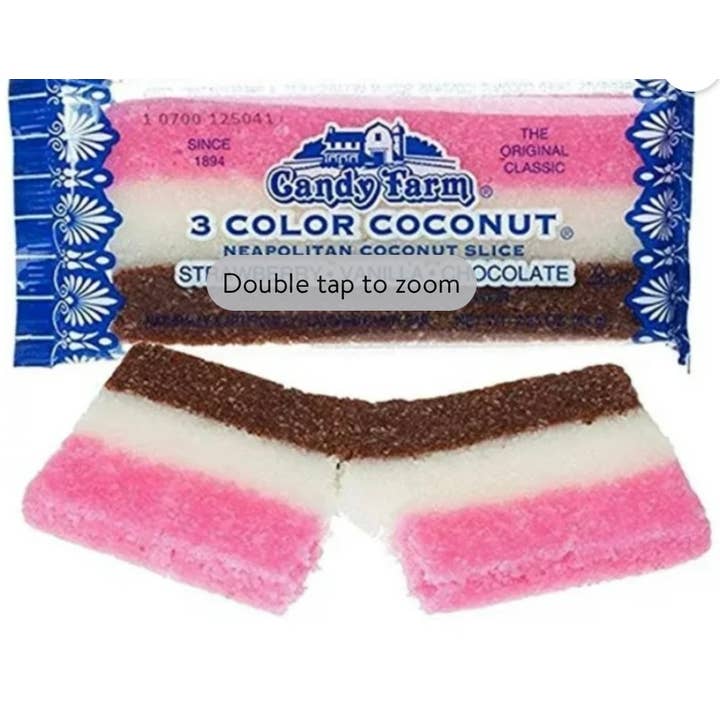 O'Shea's Candies Sweet Shop - Wholesale Chocolate Covered Sweets - Nostalgic 1894 Original Candy Farm Coconut 🥥Slices 24ct Box1