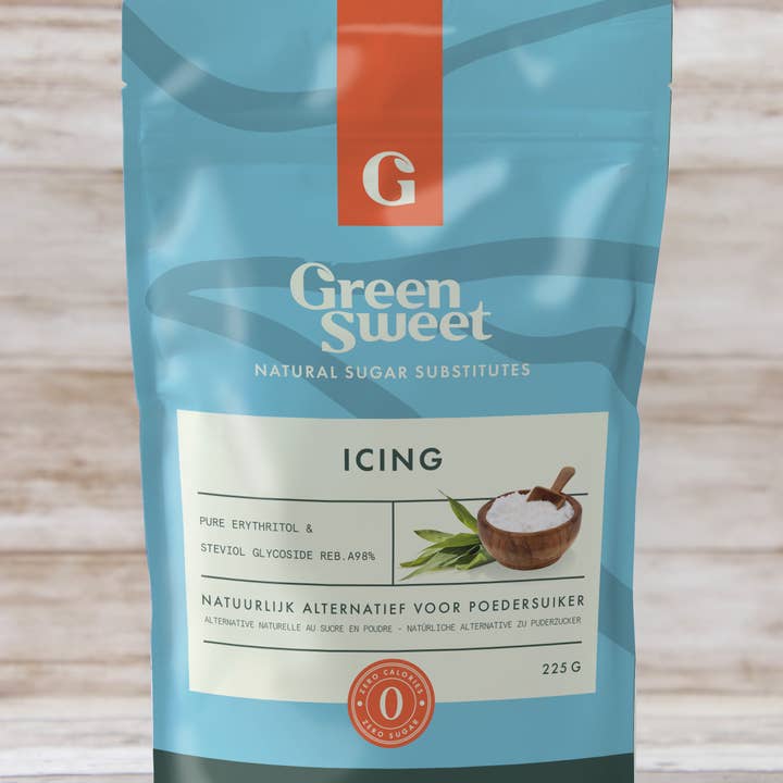 Green Sweet B.V. – Engroshandel Sukker – Icing 225 gram - alternativ til flormelis0