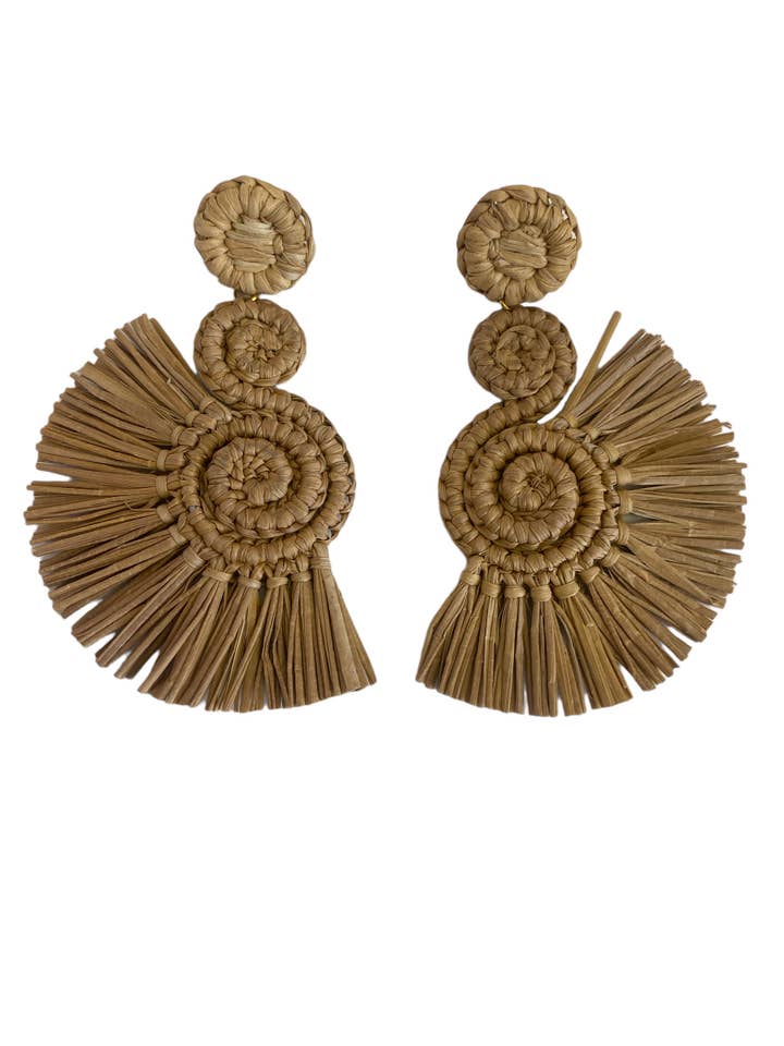 Statement earrings, scroll for wholesale by Ochabe