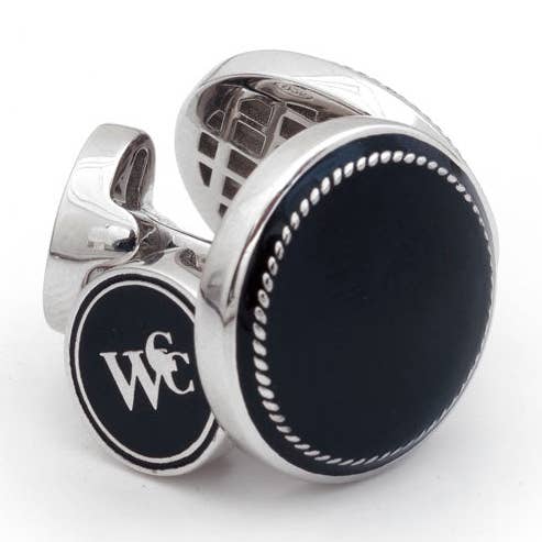 Il gemello formale in argento sterling 925 per la vendita all'ingrosso da parte di Wimbledon Cufflink Company