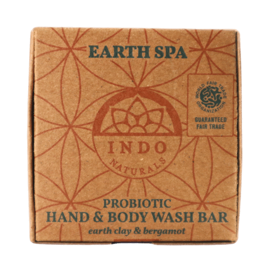Indo Naturals – Engroshandel Sæbestykke – EARTH SPA: Body & Hand Wash - Probiotisk Sæbestykke2
