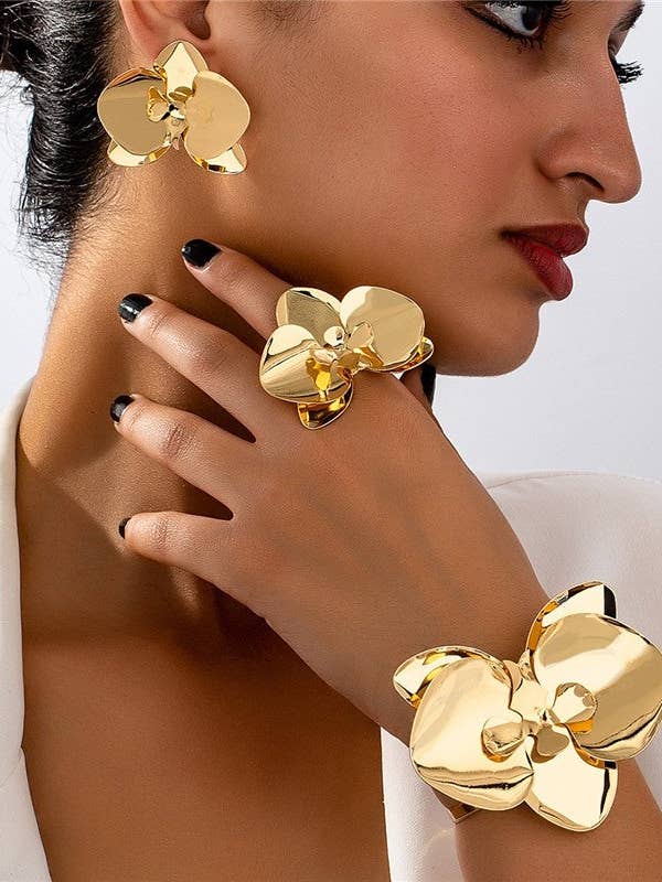 Ring Bracelet Earring Set for wholesale by Basis Fancy